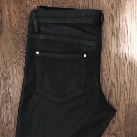 Club Monaco Black Coated Denim Jeans - Picture 4 of 4